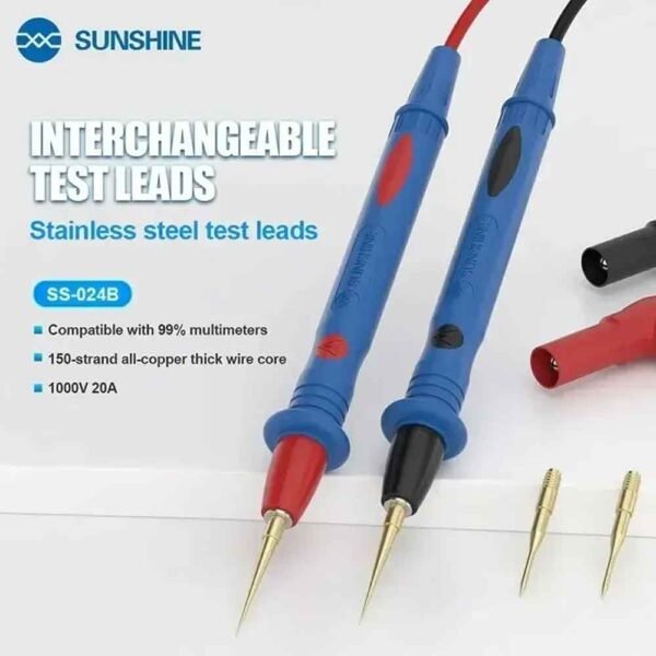 Sunshine SS-024B Interchangeable Multimeter Test Cable/Wire