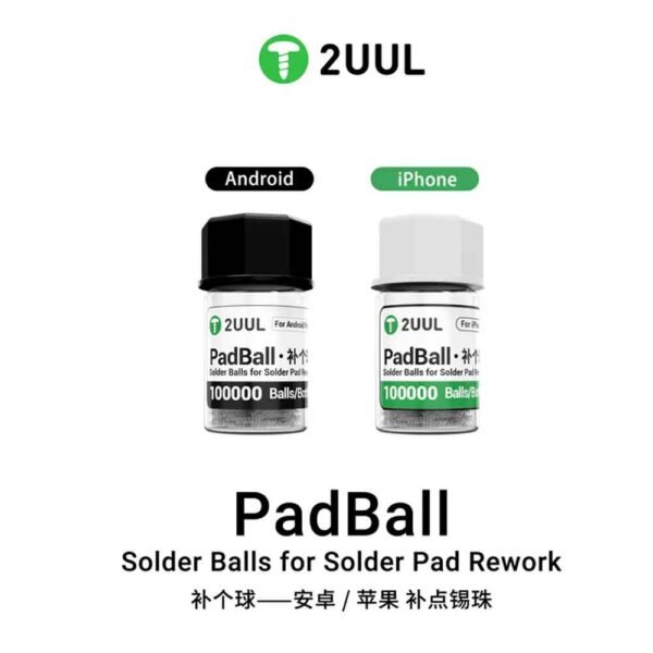 2UUL-PadBall-Solder-Balls-for-Solder-Pad-Rework 2UUL PadBall Solder Balls for iPhone / Android Solder Pad Rework
