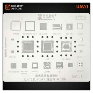 Amaoe UAV-1 Stencil For Drone BGA Reballing