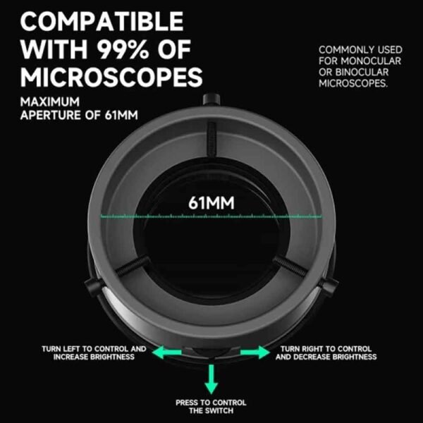 Luowei-LW-LS02-Microscope-Polarized-Ring-Light2 Luowei LW-LS02 Microscope Polarized Ring Light