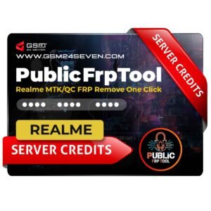 PublicFrpTool (PFT) Realme Credits
