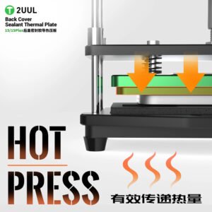 2UUL DA67, iPhone 15 Thermal Press Plate, iPhone 15 Plus Repair Tool, Sealant Press Plate, Waterproof Seal Restoration Tool, Screen Adhesive Press Plate, Mobile Repair Equipment, Display Repair Tool, Phone Repair Accessory, Professional Refurbishment Tool