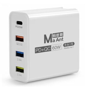 Maant Niu Tau No-1 60W 4-Port Quick Charger